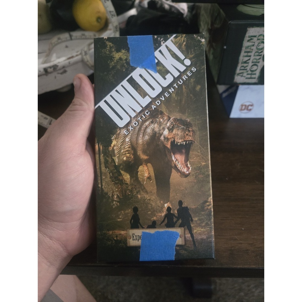 UNLOCK! Exotic‎ Adventures Escape Room Card Game Dinosaur Expedition Complete